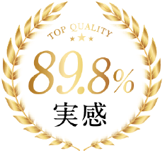 89.8%実感